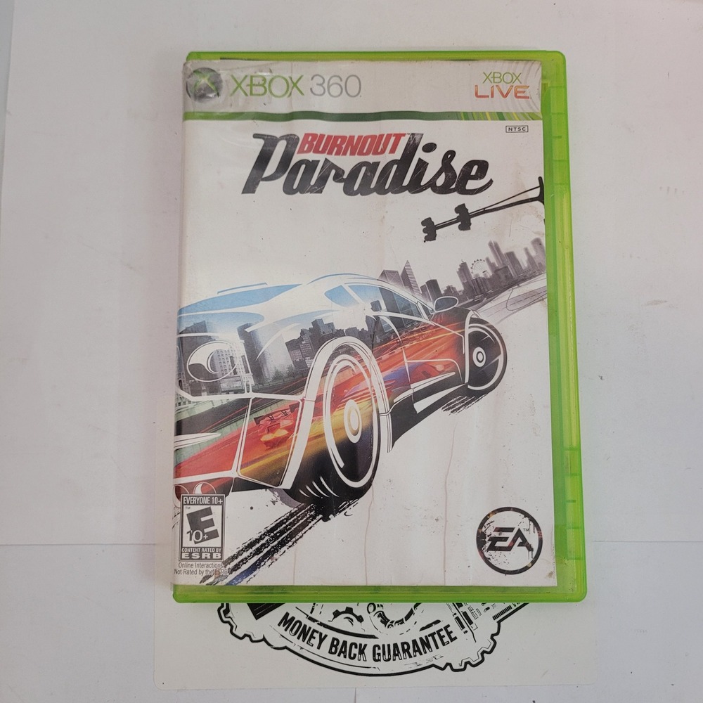 EA Burnout Paradise Xbox 360 Racing Game Open World E10+